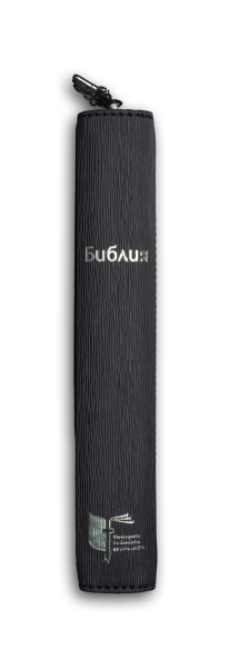 Bibel mit Reißverschluss (dunkelgrau)